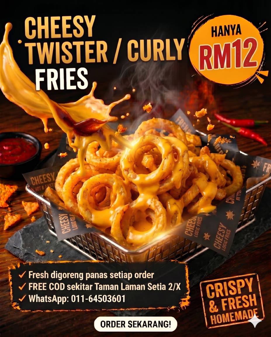 Cheesy Twister / Curly Fries