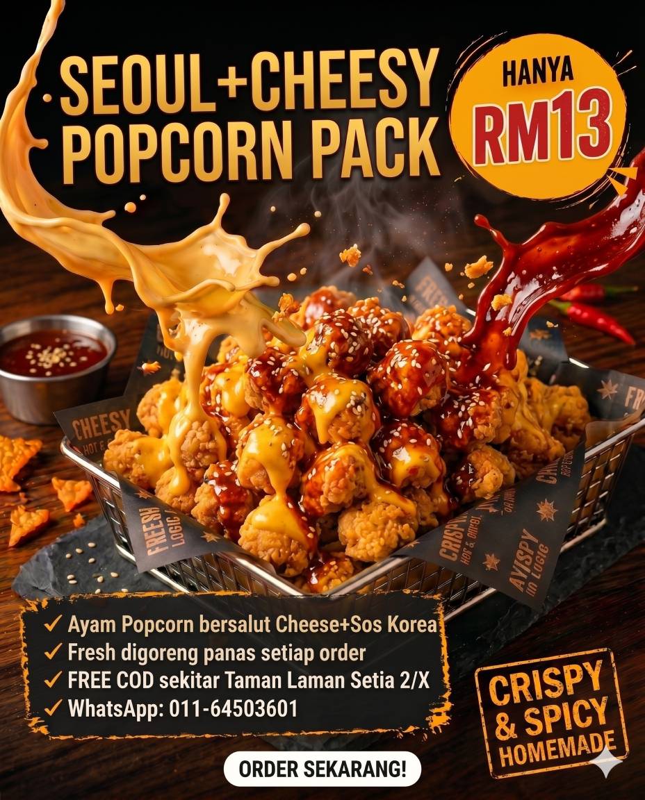 Seoul + Cheesy Popcorn Pack
